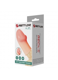 Телесная насадка на пенис Huel - 9 см. - Baile - в Туле купить с доставкой