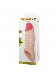 Телесная удлиняющая насадка на пенис Darnel - Baile - в Туле купить с доставкой