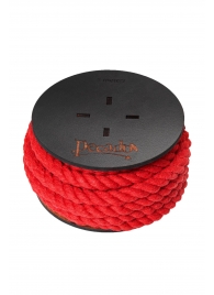 Красная веревка для шибари на катушке - 5 м. - Pecado - купить с доставкой в Туле