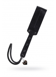 Черный кожаный пэддл - 32 см. - Pecado - купить с доставкой в Туле