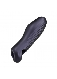 Сливовая силиконовая насадка на пенис с подхватом Manwan Ryzer - Manwan - в Туле купить с доставкой