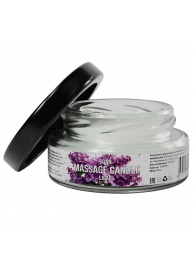 Массажная свеча «Сирень» - 50 мл. - SGAN - купить с доставкой в Туле