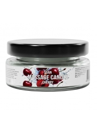 Массажная свеча «Спелая вишня» - 50 мл. - SGAN - купить с доставкой в Туле