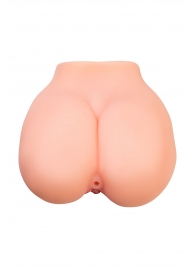 Реалистичный мастурбатор в форме попки с 2 любовными входами - No Name - в Туле купить с доставкой