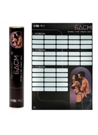 Плакат для двоих со скретч-слоем «БДСМ» - Сима-Ленд - купить с доставкой в Туле