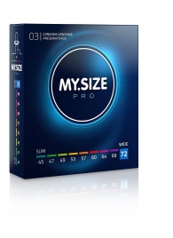 Презервативы MY.SIZE размер 72 - 3 шт. - My.Size - купить с доставкой в Туле