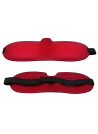 Красная глухая маска на резинке - Sitabella - купить с доставкой в Туле