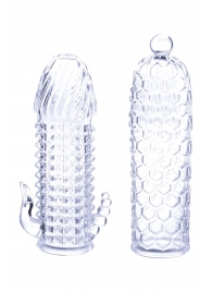 Набор из 2 прозрачных насадок на член Seductive Tickler Sleeves Set - NMC - в Туле купить с доставкой