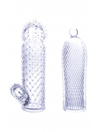 Набор из 2 прозрачных насадок на член Seductive Tickler Sleeves - NMC - в Туле купить с доставкой