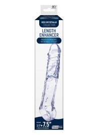 Прозрачная насадка-удлинитель Length Enhancer с подхватом - 22,3 см. - NMC - в Туле купить с доставкой