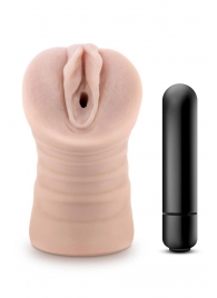 Телесный мастурбатор-вагина Ayumi с вибрацией - Blush Novelties - в Туле купить с доставкой