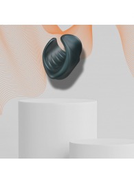 Серый сквозной мастурбатор с вибрацией Manwan Starter - Manwan - в Туле купить с доставкой