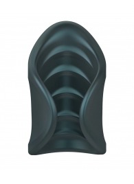 Серый сквозной мастурбатор с вибрацией Manwan Starter - Manwan - в Туле купить с доставкой