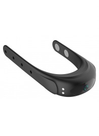 Черное эрекционное виброкольцо на ремешках - Boys of Toys - в Туле купить с доставкой