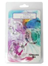 Набор из 3 эрекционных прозрачных колец - Boys of Toys - в Туле купить с доставкой