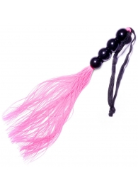 Розовая силиконовая плеть - 35,5 см. - Boys of Toys - купить с доставкой в Туле