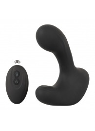 Черная анальная вибропробка с функцией расширения RC Butt Plug with 3 functions - Orion - в Туле купить с доставкой