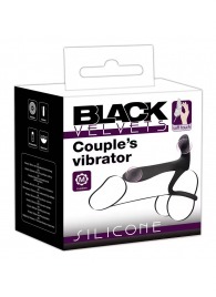 Черная насадка на член с вибрацией Couple’s Vibrator - Orion - в Туле купить с доставкой