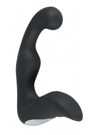 Черный перезаряжаемый стимулятор простаты с вибрацией - 14,6 см. - Orion - в Туле купить с доставкой