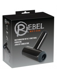 Черный мастурбатор с удобной ручкой Masturbator with 2 Functions - Orion - в Туле купить с доставкой