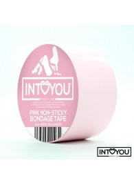 Розовый скотч для фиксации Non-Sticky Bondage Tape - 15 м. - Intoyou - купить с доставкой в Туле