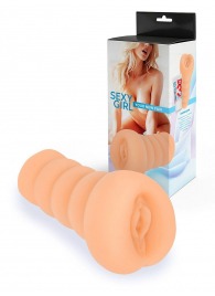 Телесный мастурбатор в виде вагины с узким входом - Sexy Girl - в Туле купить с доставкой