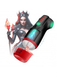 Интерактивный мастурбатор Raven с вакуумом, вибрацией и подсветкой - Shots Media BV - в Туле купить с доставкой