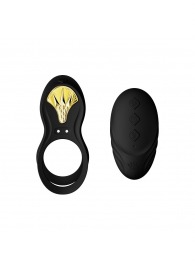 Черное эрекционное виброкольцо Bayek с пультом ДУ - Zalo - в Туле купить с доставкой