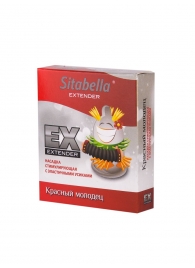 Стимулирующая насадка Sitabella Extender  Красный молодец - Sitabella - купить с доставкой в Туле