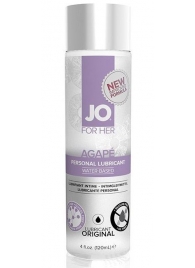 Женский лубрикант на водной основе JO AGAPE LUBRICANT ORIGINAL - 120 мл. - System JO - купить с доставкой в Туле