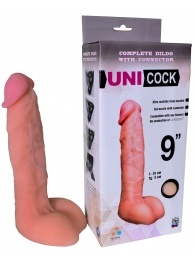Фаллическая насадка Харнесс UNICOCK 9  - 24 см. - LOVETOY (А-Полимер) - купить с доставкой в Туле