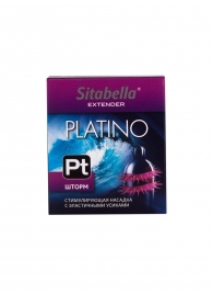 Стимулирующая насадка со спиралью из усиков Platino  Шторм - Sitabella - купить с доставкой в Туле