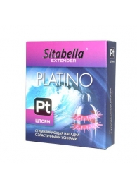 Стимулирующая насадка со спиралью из усиков Platino  Шторм - Sitabella - купить с доставкой в Туле