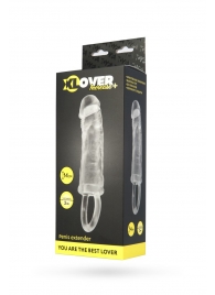 Прозрачная насадка с петлёй для фиксации - 14 см. - ToyFa - в Туле купить с доставкой