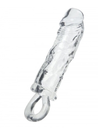 Прозрачная насадка с петлёй для фиксации - 14 см. - ToyFa - в Туле купить с доставкой