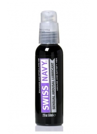Возбуждающий гель-лубрикант на водной основе Sensual Arousal Lubricant - 59 мл. - Swiss navy - купить с доставкой в Туле