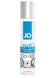 Возбуждающий лубрикант на водной основе JO Personal Lubricant H2O Warming - 30 мл. - System JO - купить с доставкой в Туле