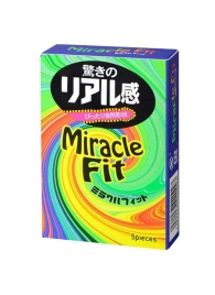 Презервативы Sagami Xtreme Miracle Fit - 5 шт. - Sagami - купить с доставкой в Туле