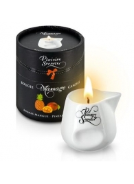 Массажная свеча с ароматом манго и ананаса Bougie de Massage Ananas Mangue - 80 мл. - Plaisir Secret - купить с доставкой в Туле