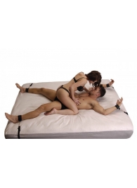 Бондаж для фиксации на кровати Frisky Bedroom Restraint Kit - XR Brands - купить с доставкой в Туле