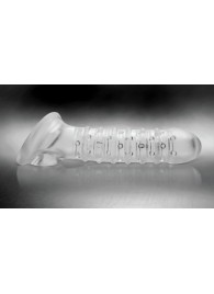 Утолщающая ребристая насадка на пенис - Доминирующее кольцо - в Туле купить с доставкой