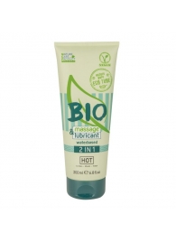 Массажный гель-лубрикант Bio 2-in-1 - 200 мл. - HOT - купить с доставкой в Туле
