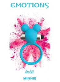 Голубое эрекционное виброколечко Emotions Minnie Breeze - Lola Games - в Туле купить с доставкой