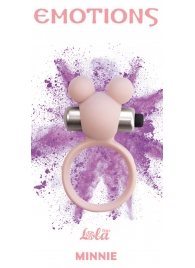 Розовое эрекционное виброколечко Emotions Minnie Light pink - Lola Games - в Туле купить с доставкой