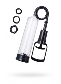 Вакуумная помпа A-toys с уплотнителем и эрекционными кольцами - A-toys - в Туле купить с доставкой