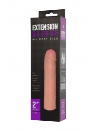 Насадка-удлинитель Extension sleeve телесного цвета - 18,5 см. - Sitabella - в Туле купить с доставкой