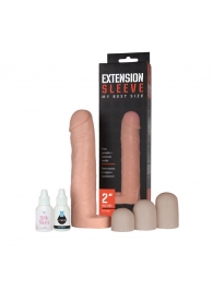 Насадка-удлинитель Extension sleeve с подхватом мошонки - 19 см. - Sitabella - в Туле купить с доставкой