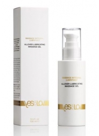 Массажный гель-смазка на силиконовой основе Allover Massage Gel - 100 мл. - YESforLOV - купить с доставкой в Туле
