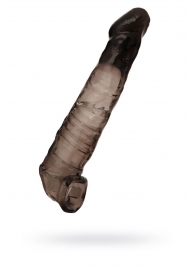 Чёрная насадка на пенис - 22,5 см. - ToyFa - в Туле купить с доставкой