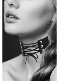 Оригинальный ошейник-чокер со шнуровкой - Bijoux Pour Toi - купить с доставкой в Туле